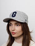 Бейсболка AMERICAN NEEDLE арт. SMU670A-HOG Homestead Grays Archive Legend NL (светло-серый)